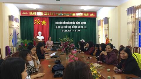 Công đoàn Trường TH An Viên Kỷ niệm 88 năm ngày thành lập Hội LHPNVN (20/10/1930-20/10/2018) và 08 năm ngày Phụ nữ Việt Nam