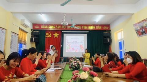 Công đoàn Trường TH An Viên tổ chức các hoạt động kỉ niệm 92 năm ngày thành lập Hội Liên hiệp Phụ nữ Việt Nam (20/10/1930-20/10/2022)